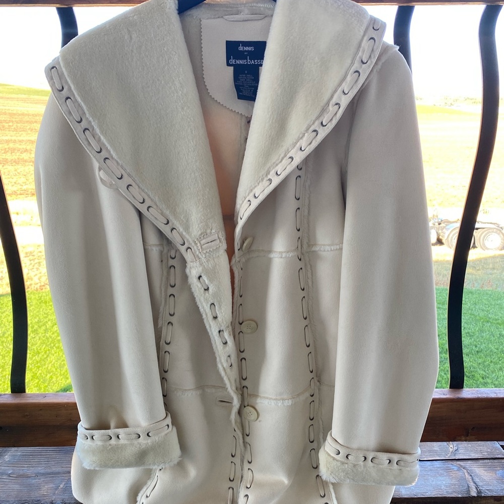Dennis Basso faux coat